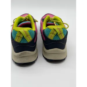 Merrell Waterproof Hiking Shoes Women 6 Pink Navy Neon Trail Sneakers thumbnail 5