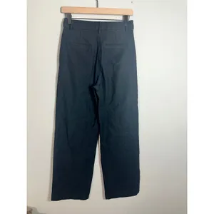 Wilfred Free Day Off Pant Black High Rise Pleated Straight Leg Trousers Size 4 thumbnail 3
