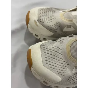 On Cloud Cloudflow Womens 6.5 Running Shoes White Grey Low Top Sneakers thumbnail 5
