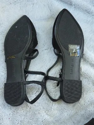 Indigo Rd. Pointed Toe Ankle Strap Flats Black 7.5 thumbnail 5