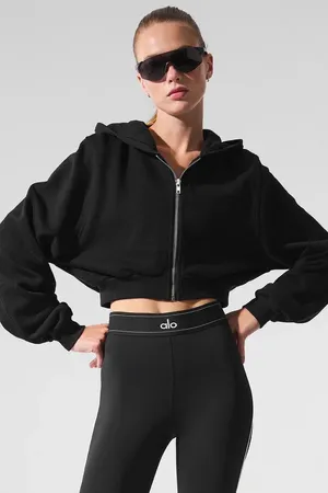 Alo Yoga - Sweet Escape Zip Up Hoodie thumbnail 1