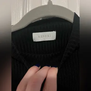 Meshki Jovie Oversized Knit Jumper Black Extra Small thumbnail 3