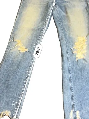 Mother Superior “The Insider Ankle Chew” In Destroyed Bills Wash Size 25 thumbnail 2