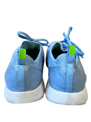 Oofos OOmg Sport LS Shoes Womens Size 8 Lace Up Recovery Sneakers Blue White thumbnail 9