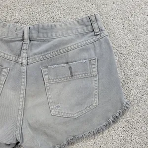 Free People Womens Cut Off Jean Shorts 26 Blue Distressed‎ Denim Button Fly thumbnail 3
