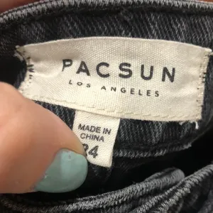 Pacsun black floral denim short skirt thumbnail 5