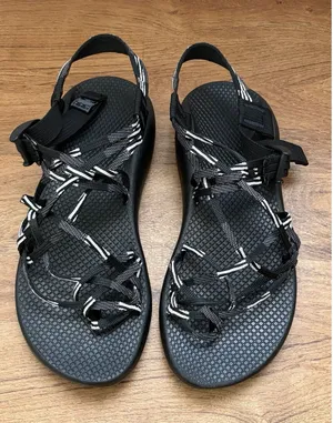 Chacos Strappy Sandal Women W10 Scatter Black White Triple Weave Adjust Straps thumbnail 1