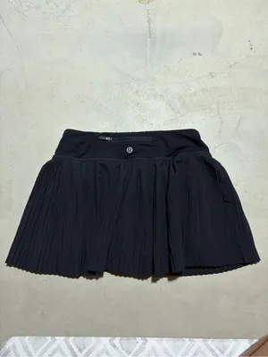 Lululemon pleat to street Black athletic skirt III skort 2 thumbnail 5