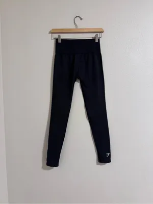 Gymshark Black Seamless High-Waist Leggings thumbnail 3
