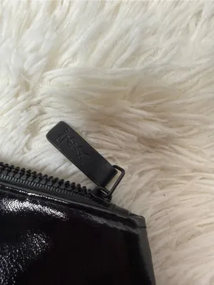 Yves Saint Laurent Beauté Black Cosmetic Makeup Bag Pouch YSL Beauty thumbnail 5