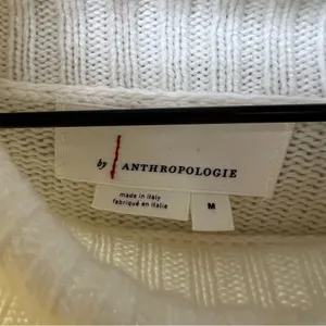 ANTHROPOLOGIE Blair Slouchy Turtle Neck Sweater in Cream Off White Size Medium thumbnail 5