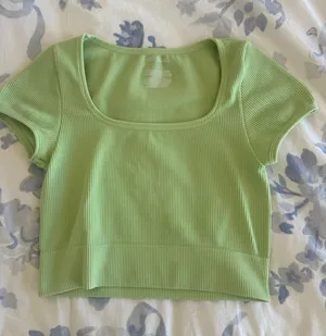 Green Wild Fable Crop Top thumbnail 1