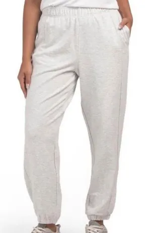 Yogalicious Scuba New Flow Jogger Heather Gray High‎ Rise Sweatpants Womens L thumbnail 1