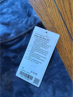 Lululemon Align High Rise 25” DDPG Diamond Dye Grey Size 10 NWT thumbnail 4