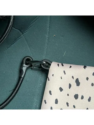 Taylor Gray Striped&Animal Print tote bag with Wallet Chain thumbnail 7