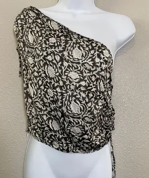 The PDKF Store Asymmetrical‎ Top Medium Bohemian Boho Hippie Casual Festival thumbnail 1