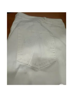 Thalia Sodi White Straight Leg Jeans 20W thumbnail 4