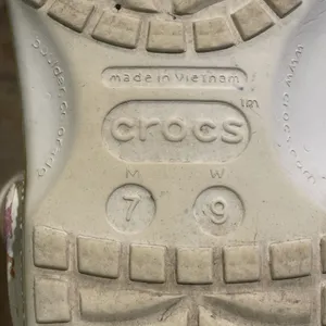 CROCS White Pastel Tie Dye Clog Sandal Shoes Unisex Mens 7 Womens 9 thumbnail 2