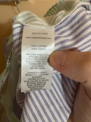 Solid & Striped Green & Purple Striped Oxford Button Up thumbnail 5