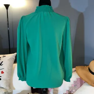 Faith and Joy Size M Emerald Green Blouse thumbnail 8