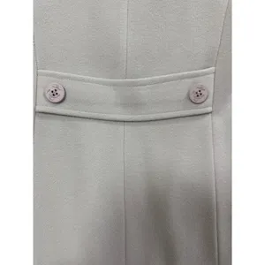 Talbots Sage Green Wool Cashmere Blend Double Breasted Pea Coat Size 4 Italian thumbnail 6
