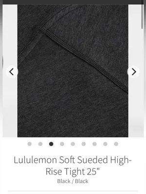 Lululemon‎ soft sueded high rise tight 2 black NWOT thumbnail 10