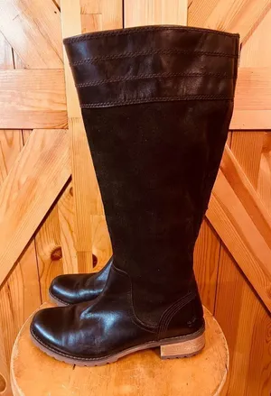 Timberland Bethel Heights Brown Leather Boots Size 7 thumbnail 1