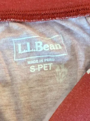LL Bean Pajama Set Pima Cotton Modal Womens Size Small Petite Floral thumbnail 10