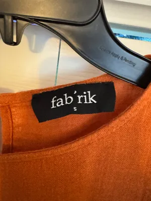Fab’rik orange flutter sleeve top thumbnail 3
