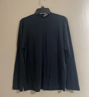 SKIMS boyfriend Long-sleeves T Shirt in Onyx Size XS thumbnail 5