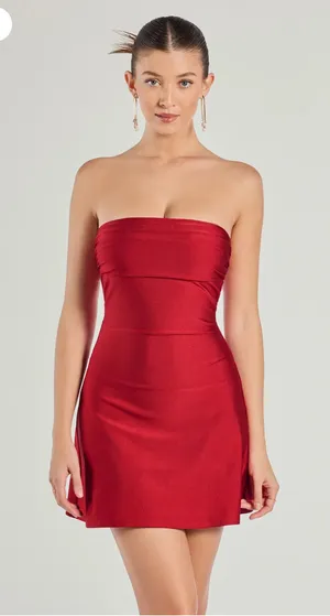 Red Windsor Homecoming Dress thumbnail 1