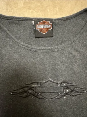 Harley Davidson Gray Tank Top XL Vintage Biker thumbnail 3