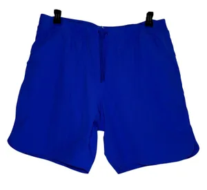 Lands‎ End Womens Royal Blue Swim Board Shorts Pockets Drawstring 16P Petite thumbnail 1
