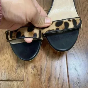 J CREW COLLECTION Lanie Calf-Hair Stacked Heel Shoe 7 thumbnail 4