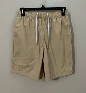 Men's Khaki Shorts with Drawcord Waist thumbnail 1