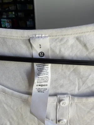 NWT Lululemon Cap Sleeve Henley Tee thumbnail 2