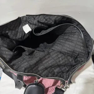 Steve‎ Madden Pink quilted tote Travel bag and detachable crossbody Bag Keychain thumbnail 8