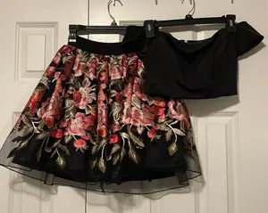 Macy's Two Piece Homecoming Dress thumbnail 2