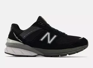 New Balance MADE IN USA 990v5 Core Sneakers, Black/Gray, Women's US 7 thumbnail 1