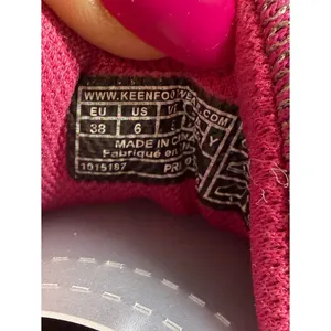 Keen Oakridge Gray Pink Waterproof Hiking Shoes Drawstring Bungee 1015187 Sz 6 thumbnail 6