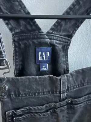 Gap Black Overalls Washwell thumbnail 4
