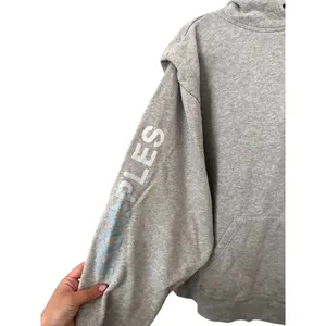 THE KOOPLES Ombre Logo Hooded Sweatshirt Gray One Size thumbnail 3