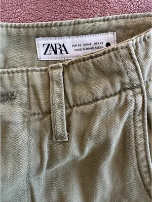 ZARA Cargo Pants High-Rise thumbnail 4