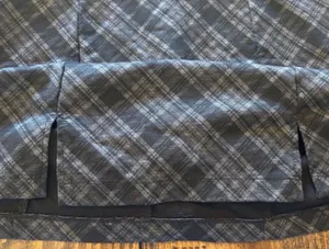 Altar'd State Black Plaid Mini Dress thumbnail 6