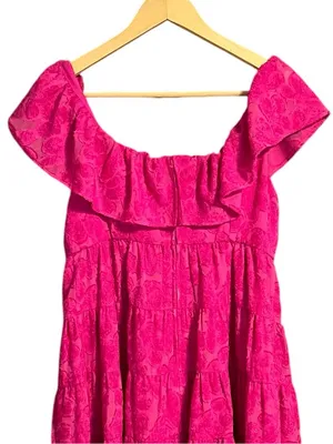 Lilly Pulitzer Emie Berry Soiree Ruffle Mini‎ Dress NWT Size 4 thumbnail 11