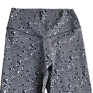 Balance Athletica‎ Storm Legging Size M Black and White Swirl New thumbnail 6