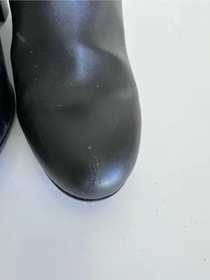 Giani Bernini Artmyss Padded Insole Faux Leather Ankle Boots Black Size 6 thumbnail 5