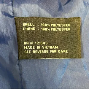 London Fog‎ Blue Belted Jacket Size S thumbnail 10