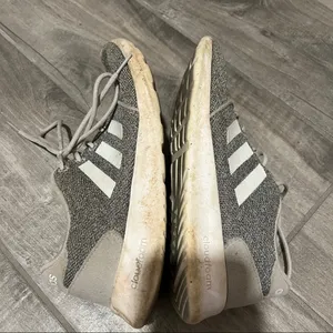Adidas Grey Cloudfoam tennis shoes thumbnail 7