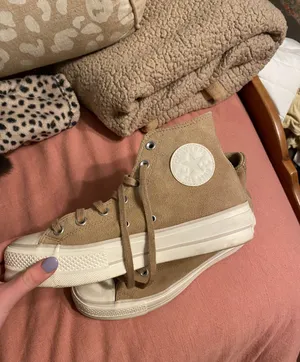 Converse Tan Shoes thumbnail 1